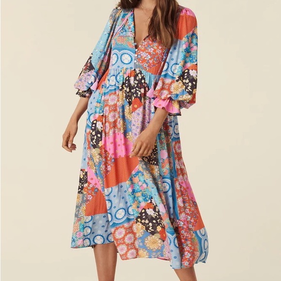 Cha Cha Boho Midi Dress - Picture 7 of 10
